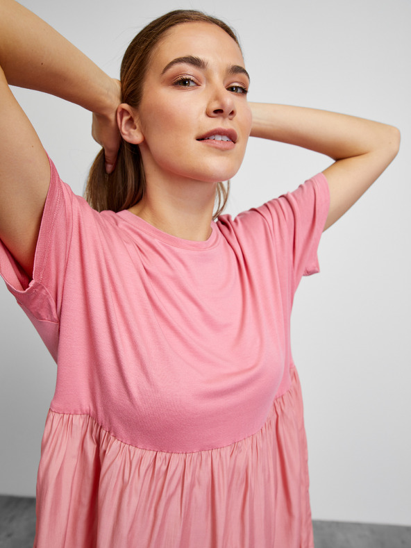 ZOOT.lab Růžové basic šaty ZOOT.lab Vega