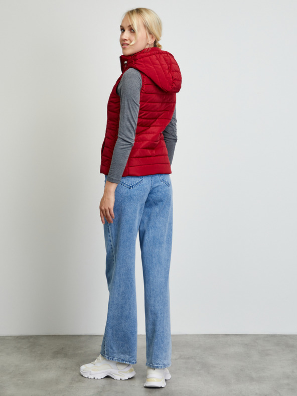 ZOOT.lab Červená dámská prošívaná vesta ZOOT.lab