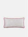 Home 60 x 30 cm - Krémový vzorovaný oboustranný polštář s výplní Hip Bedding Bengta