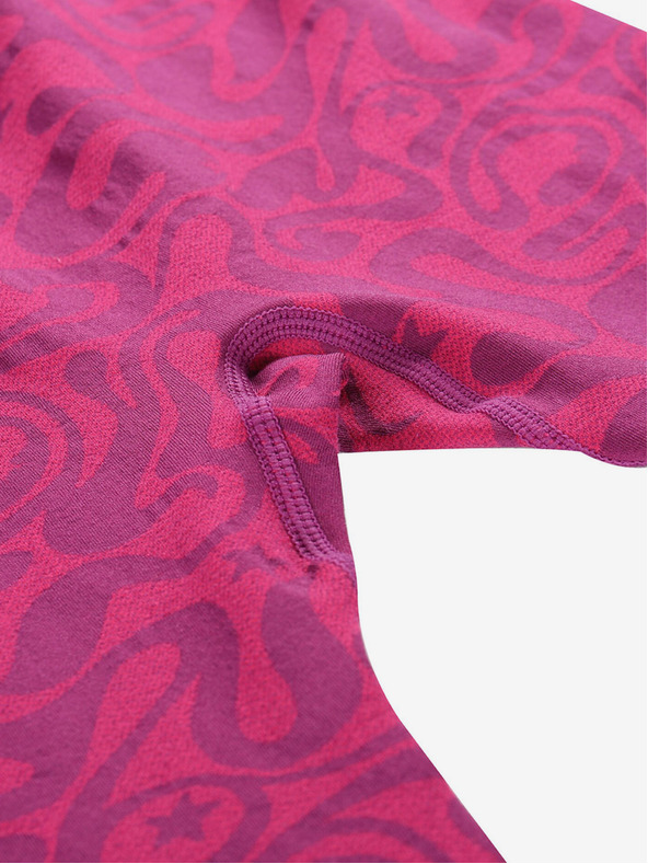 ALPINE PRO Tmavě růžové holčičí funkční prádlo ALPINE PRO Lesso