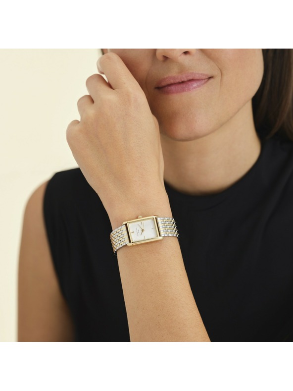 Rosefield Dámské hranaté hodinky Rosefield Heirloom HWDSG-H03