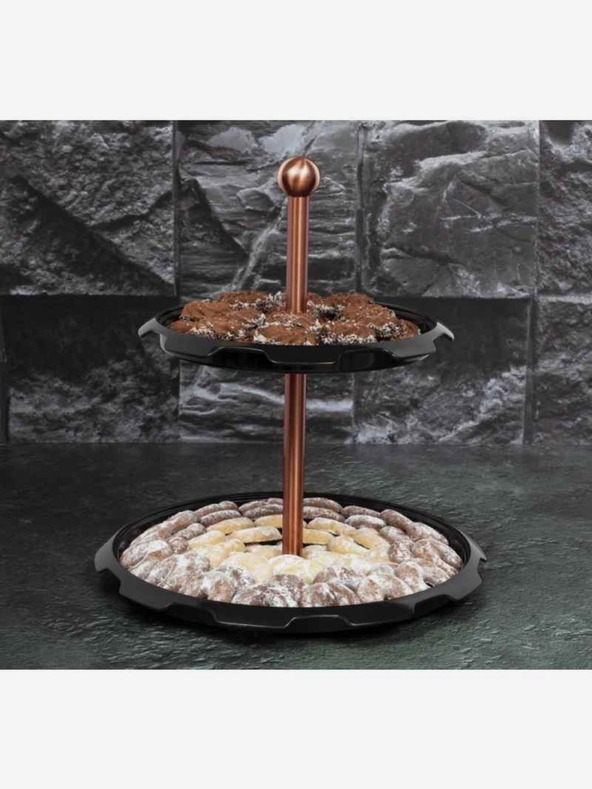 Berlingerhaus Etažér dvoupatrový Black Rose Collection BERLINGERHAUS