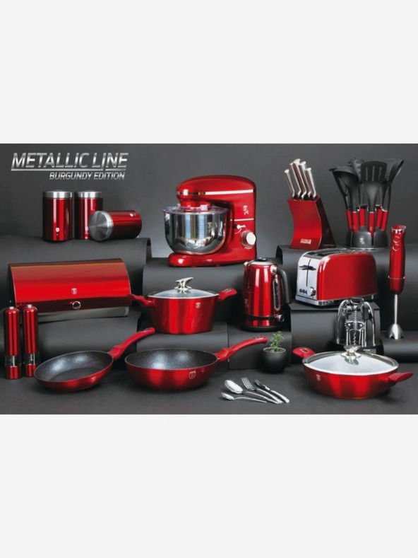 Berlingerhaus Mixér ruční šlehač s příslušenstvím 300 W BERLINGERHAUS Burgundy Metallic Line