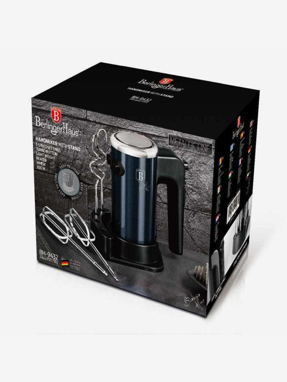 Berlingerhaus Mixér ruční šlehač s příslušenstvím 300 W BERLINGERHAUS Aquamarine Edition
