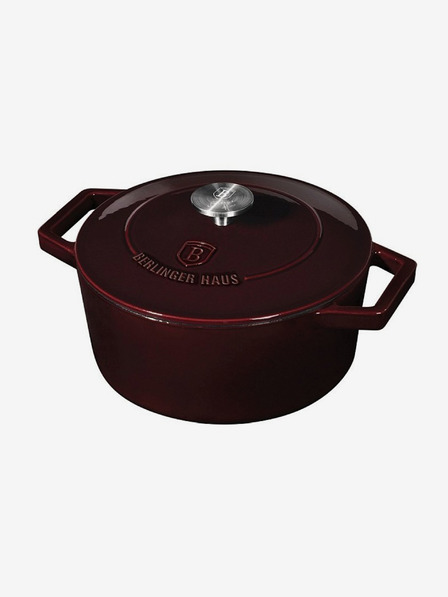 Berlingerhaus Pekáč litinový s poklicí 24 cm Burgundy Line BERLINGERHAUS