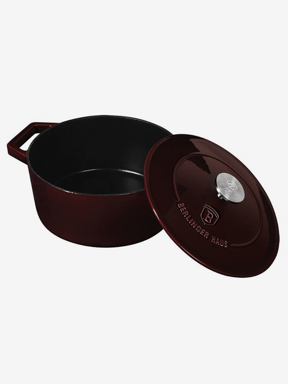 Berlingerhaus Pekáč litinový s poklicí 24 cm Burgundy Line BERLINGERHAUS