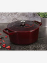 Berlingerhaus Pekáč litinový s poklicí 24 cm Burgundy Line BERLINGERHAUS