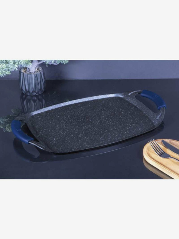 Berlingerhaus Grilovací deska s mramorovým povrchem 47 cm BERLINGERHAUS Metallic Line Aquamarine Edition