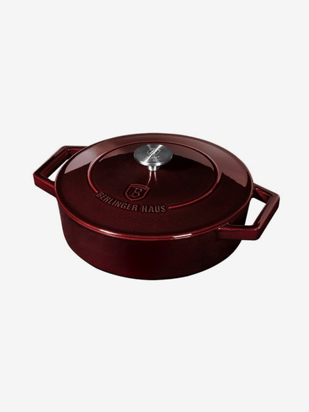 Berlingerhaus Pekáč litinový s poklicí 26 cm Burgundy Line BERLINGERHAUS