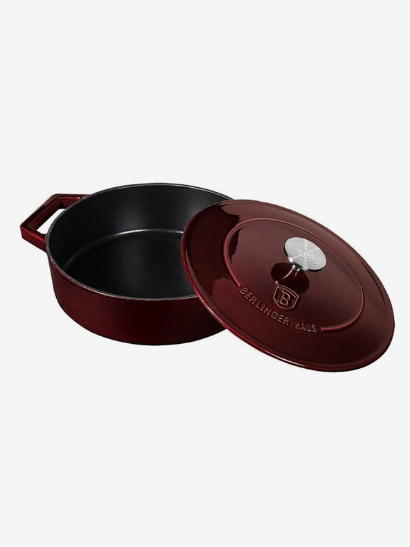 Berlingerhaus Pekáč litinový s poklicí 26 cm Burgundy Line BERLINGERHAUS
