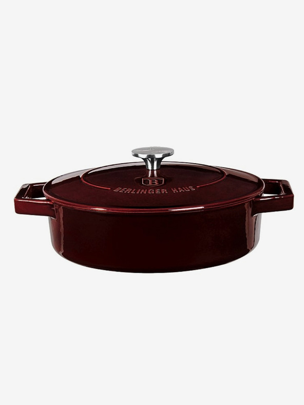 Berlingerhaus Pekáč litinový s poklicí 26 cm Burgundy Line BERLINGERHAUS