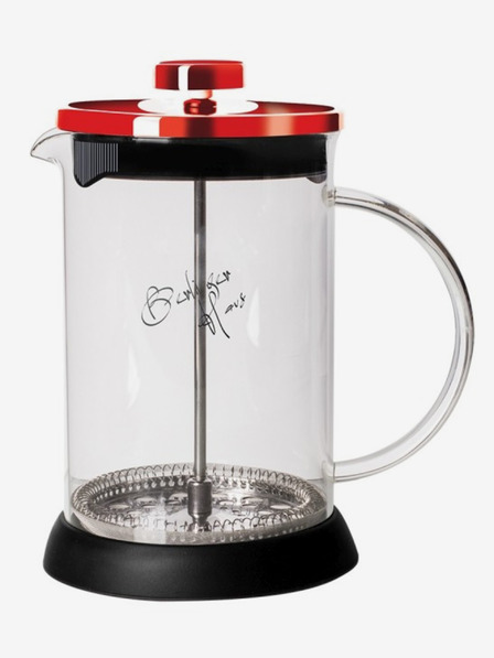 Berlingerhaus Konvička na čaj a kávu French Press 600 ml Burgundy Metallic Line BERLINGERHAUS
