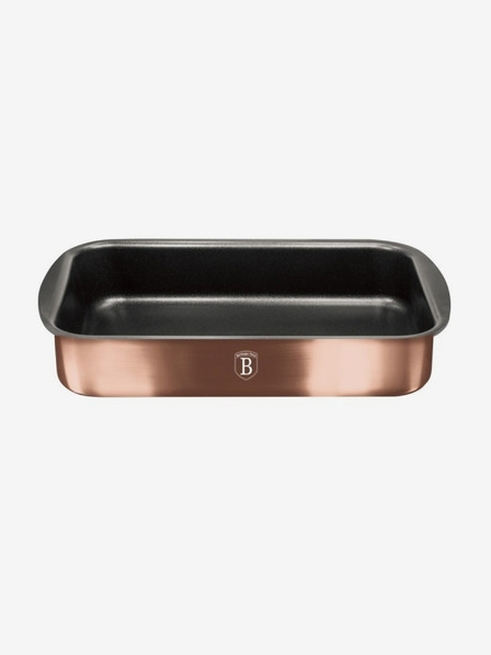 Berlingerhaus Pečící plech s titanovým povrchem Rosegold Metallic Line 29,5x26,5 cm BERLINGERHAUS