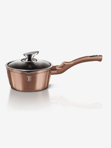 Berlingerhaus Rendlík s poklicí s mramorovým povrchem 16 cm Rosegold Metallic Line BERLINGERHAUS