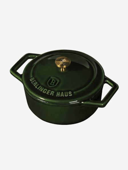 Berlingerhaus Pekáč litinový s poklicí 10 cm BERLINGERHAUS Emerald Collection