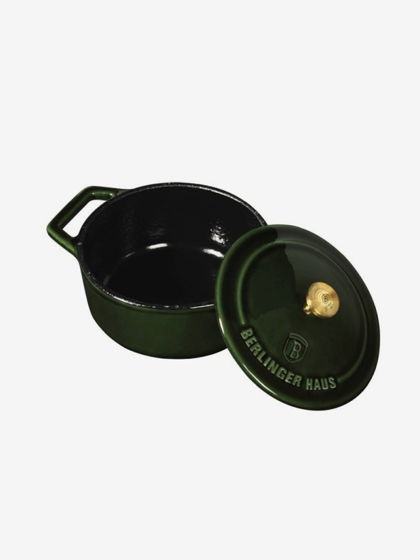 Berlingerhaus Pekáč litinový s poklicí 10 cm BERLINGERHAUS Emerald Collection