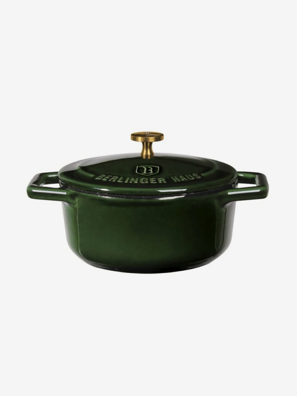 Berlingerhaus Pekáč litinový s poklicí 10 cm BERLINGERHAUS Emerald Collection