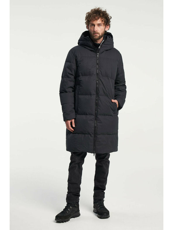 Tenson pánský zimní lifestylový kabát TENSON Tenzing Down Coat M černý