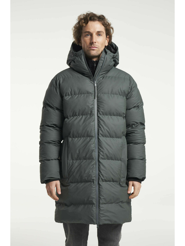 Tenson Pánský Zimní Lifestylovy Kabát Tenson Norgay M Tmavě Zelený