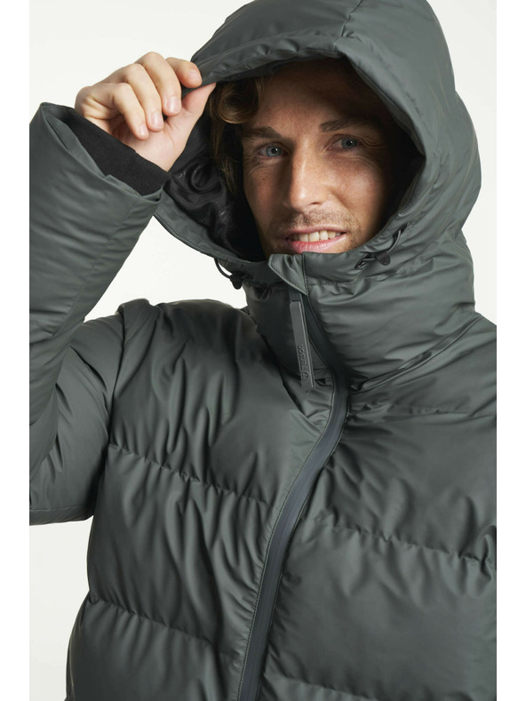 Tenson Pánský Zimní Lifestylovy Kabát Tenson Norgay M Tmavě Zelený