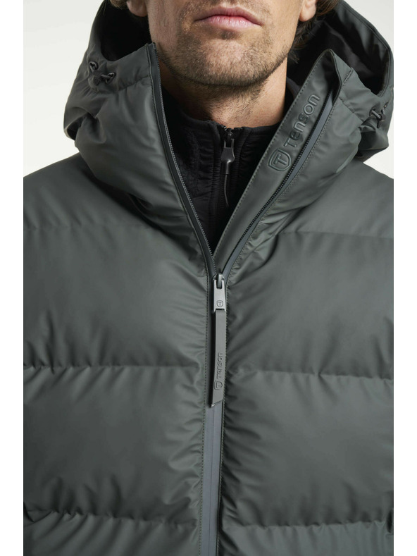 Tenson Pánský Zimní Lifestylovy Kabát Tenson Norgay M Tmavě Zelený