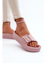 BIG STAR SHOES Dámské pěnové na platformě s přezkou Big Star růžová