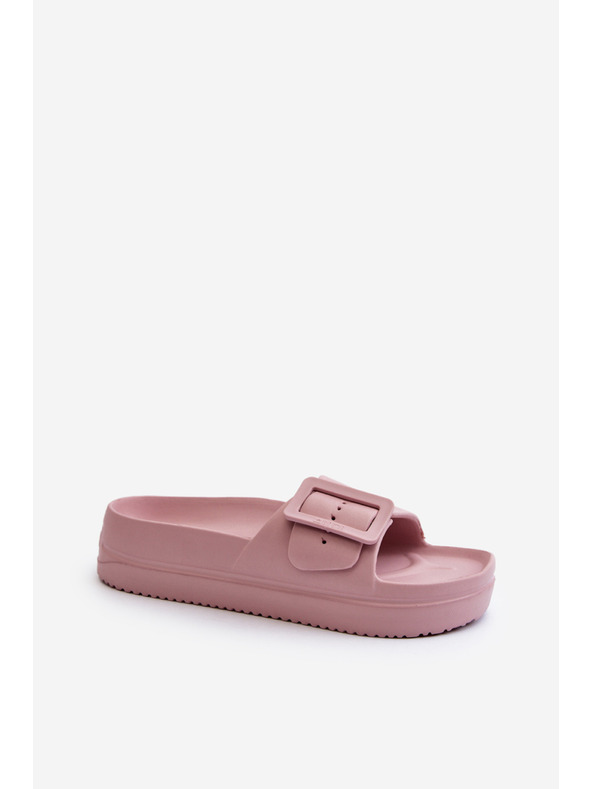 BIG STAR SHOES Dámské pěnové na platformě s přezkou Big Star růžová