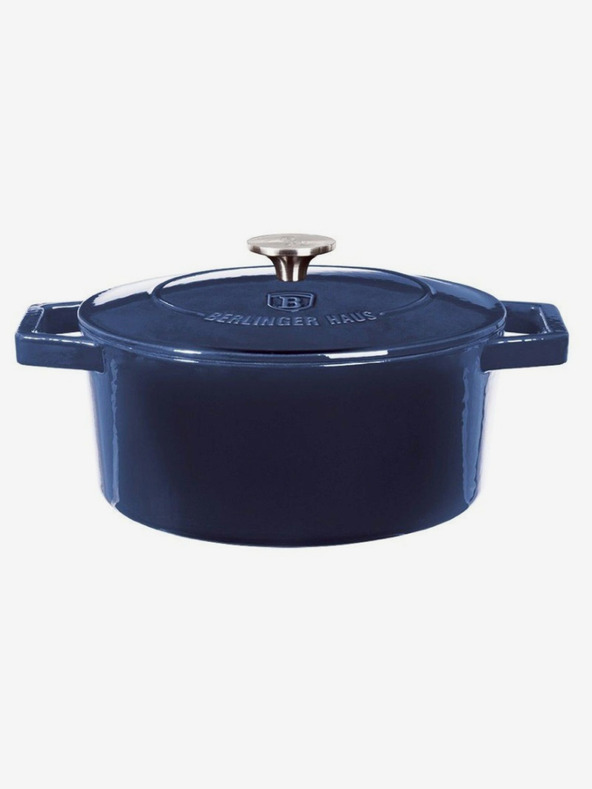 Berlingerhaus Litinový pekáč s poklicí BERLINGERHAUS Aquamarine Metallic Line (20 cm)