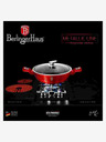 Berlingerhaus Kulatý pekáč s mramorovým povrchem a poklicí 28 cm BERLINGERHAUS Burgundy Metallic Line