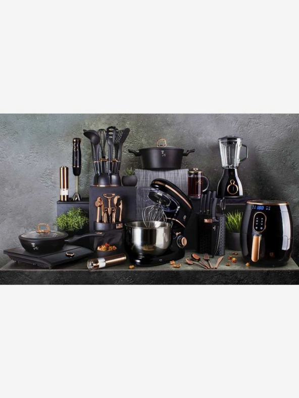 Berlingerhaus Pekáč s poklicí s mramorovým povrchem 28 cm Black Rose Collection BERLINGERHAUS