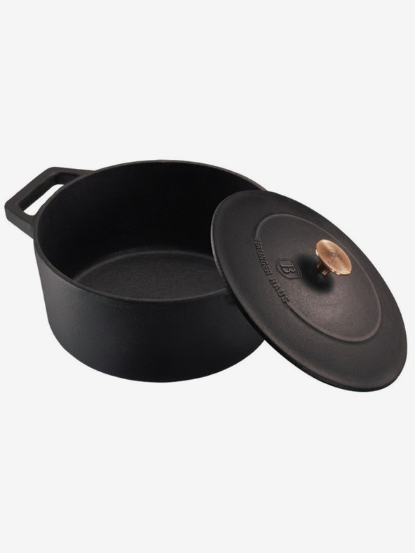 Berlingerhaus Litinový pekáč s poklicí 24 cm BERLINGERHAUS Black Rose Collection