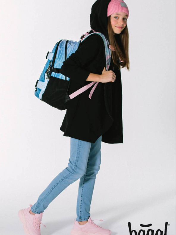 BAAGL  BAAGL 3 SET Skate Moon: batoh, penál, sáček BAAGL