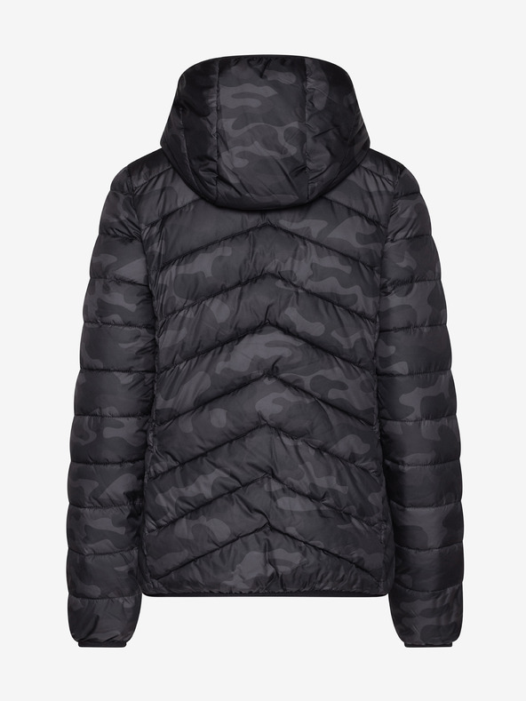 Sam 73 Černá dámská prošívaná maskáčová bunda Sam 73