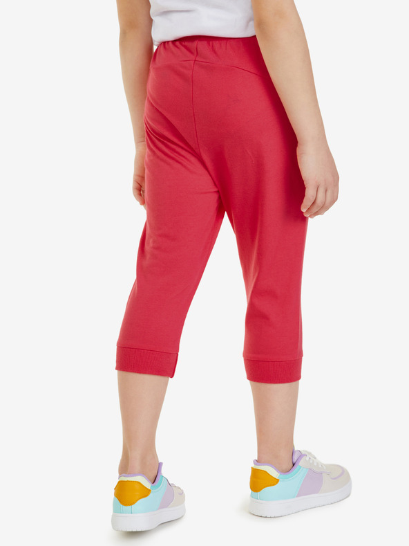 Sam 73 Tmavě růžové dívčí 3/4 tepláky SAM 73 Catherine