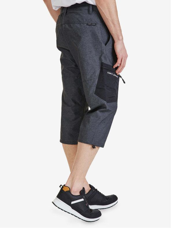 Sam 73 Tmavě šedé pánské kraťasy SAM 73 Sanjay