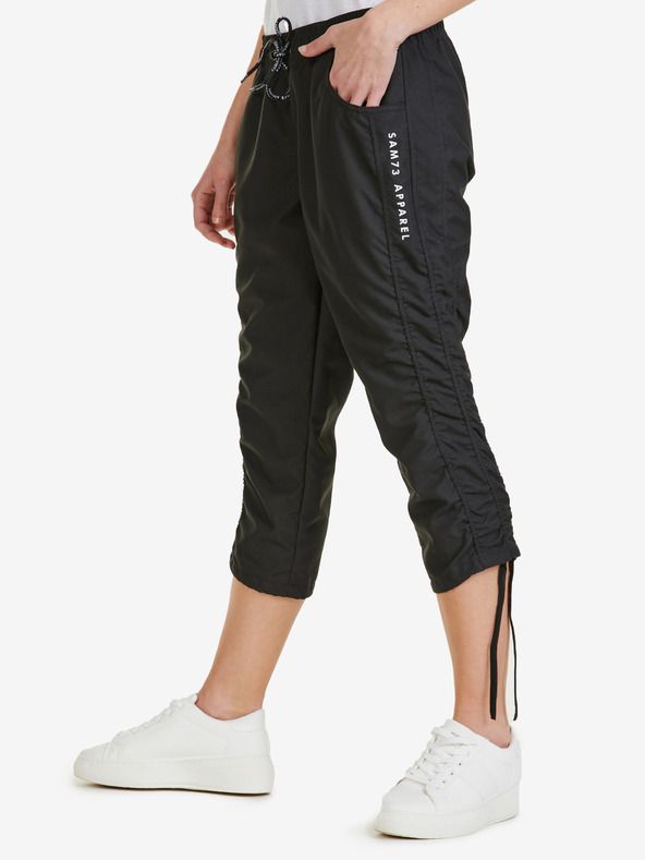 Sam 73 Černé dámské 3/4 kalhoty SAM 73 Cheryl