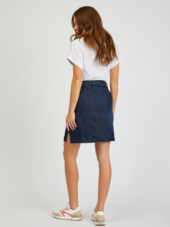 Sam 73 Tmavě modrá dámská džínová sukně SAM73 Gemini