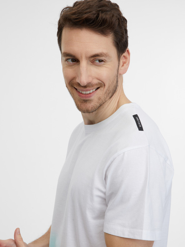 Sam 73 Modro-bílé pánské tričko SAM 73 Vito