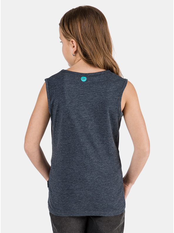 Sam 73 Tmavě modré holčičí tílko s potiskem SAM 73