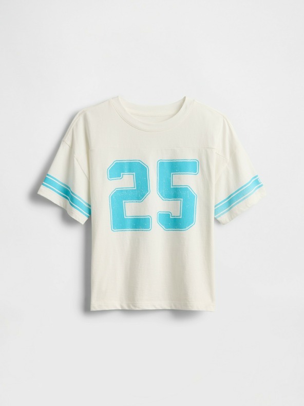 GAP Dětské oversize tričko Varsity GAP