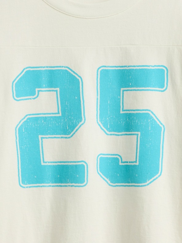 GAP Dětské oversize tričko Varsity GAP