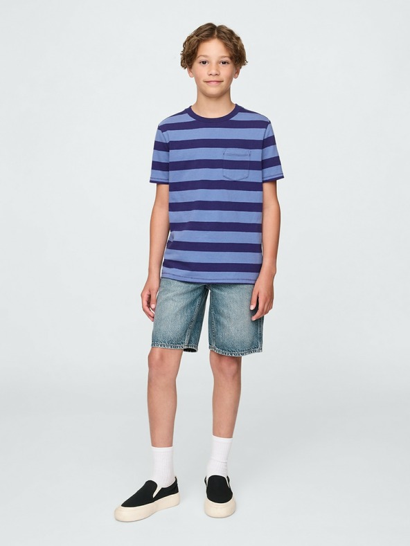 GAP Dětské džínové kraťasy '90s Loose UltraSoft Americana GAP
