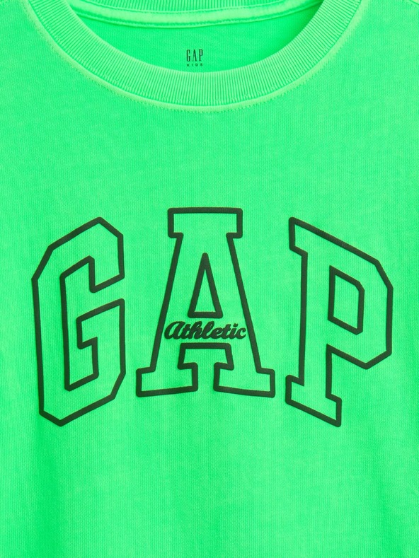 GAP Dětské oversize tričko Heavyweight Athletic Logo GAP