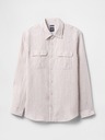 GAP Lněná košile Classic Shirt GAP