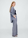 GAP Lněné kalhoty Wide-Leg GAP
