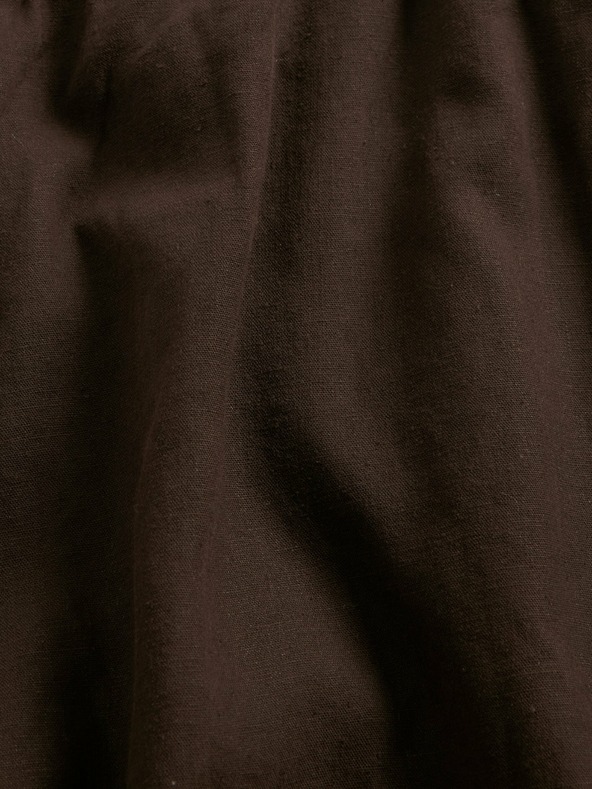 GAP Široké lněné kalhoty GAP