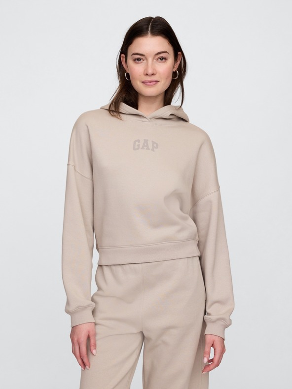 GAP Crop mikina s logem Gap
