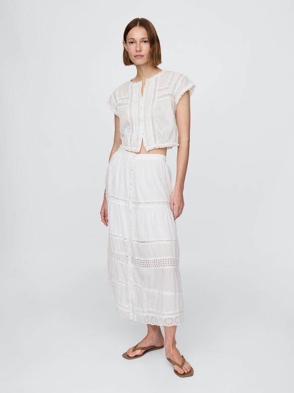 GAP Maxi sukně s krajkou GAP