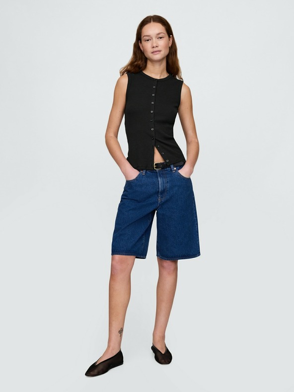 GAP Žebrovaná kardiganová vesta GAP