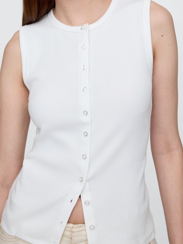 GAP Žebrovaná kardiganová vesta GAP